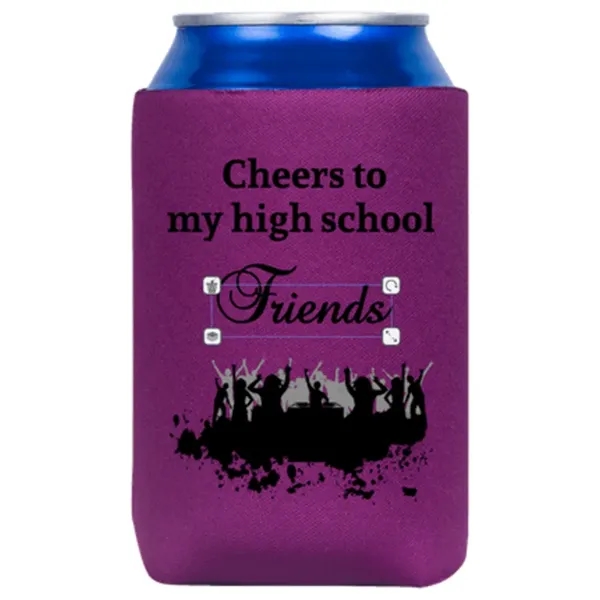 Custom Print High School Can Cooler - Custom Print High School Can Cooler - Image 0 of 1