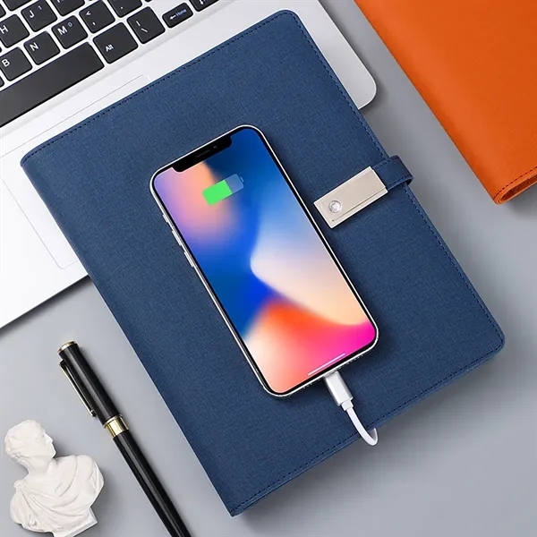 Wireless Charging Powerbank Notebook - Wireless Charging Powerbank Notebook - Image 1 of 8