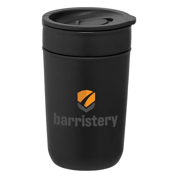 12 oz. Ceramic Tumbler w/Plastic Exterior & Lid  - ColorJet - 12 oz. Ceramic Tumbler w/Plastic Exterior & Lid  - ColorJet - Image 2 of 3