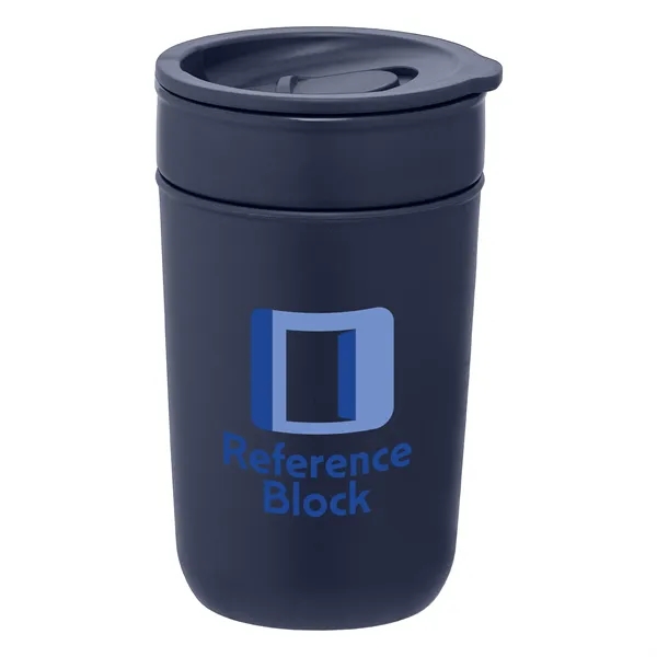 12 oz. Ceramic Tumbler w/Plastic Exterior & Lid  - ColorJet - 12 oz. Ceramic Tumbler w/Plastic Exterior & Lid  - ColorJet - Image 3 of 3