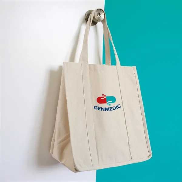 12 oz Cotton Jumbo Tote - 12 oz Cotton Jumbo Tote - Image 2 of 2