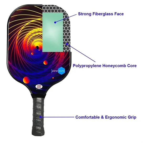 USAPA Fiberglass Pickleball Paddles Set - USAPA Fiberglass Pickleball Paddles Set - Image 3 of 5