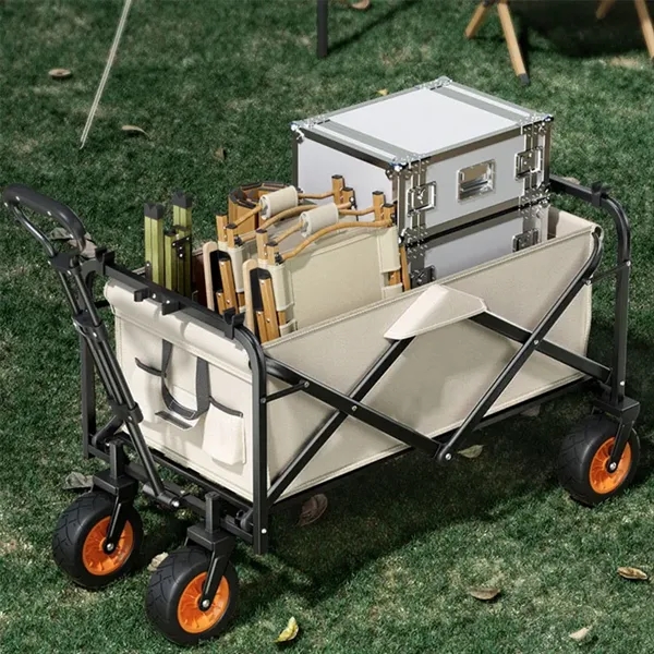 Large Capacity Collapsible Folding Utility Wagon - Large Capacity Collapsible Folding Utility Wagon - Image 3 of 8