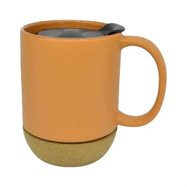 Cork Bottom Ceramic Mug 13oz - Cork Bottom Ceramic Mug 13oz - Image 4 of 7