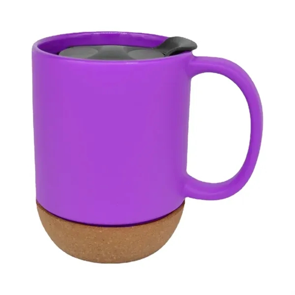 Cork Bottom Ceramic Mug 13oz - Cork Bottom Ceramic Mug 13oz - Image 5 of 7