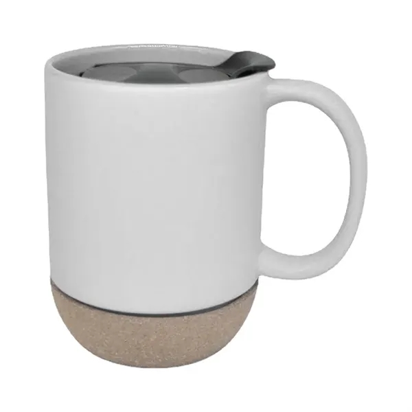 Cork Bottom Ceramic Mug 13oz - Cork Bottom Ceramic Mug 13oz - Image 6 of 7