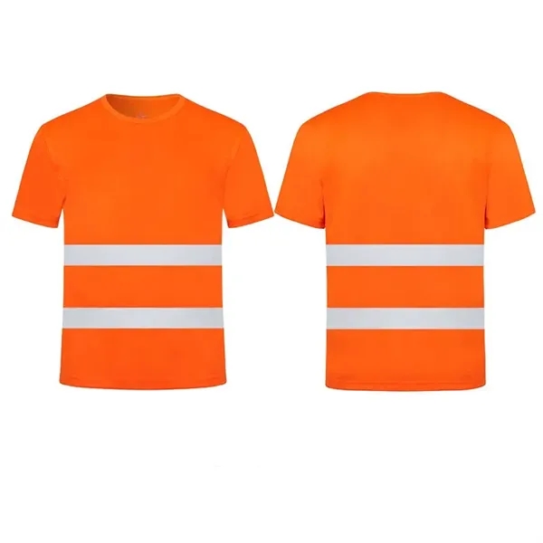 Reflective Construction Workwear Safety T-shirt - Reflective Construction Workwear Safety T-shirt - Image 2 of 10