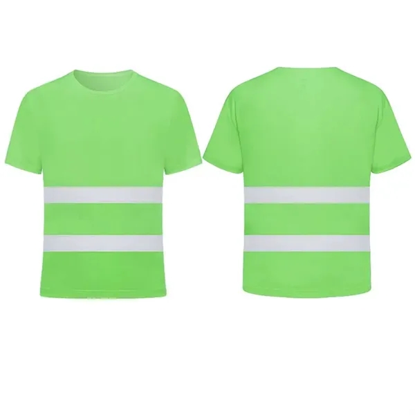 Reflective Construction Workwear Safety T-shirt - Reflective Construction Workwear Safety T-shirt - Image 7 of 10