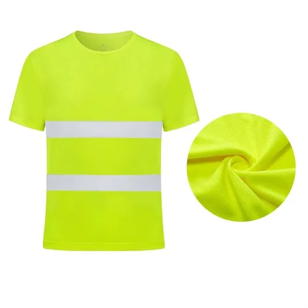 Reflective Construction Workwear Safety T-shirt - Reflective Construction Workwear Safety T-shirt - Image 10 of 10