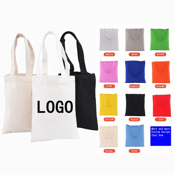Canvas Tote Bag with Zipper - Canvas Tote Bag with Zipper - Image 0 of 3