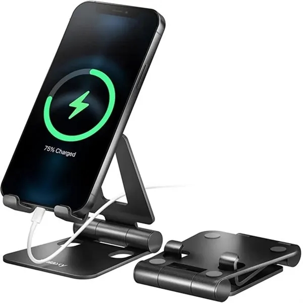 Cell Phone Stand Fully Foldable Adjustable Holder - Cell Phone Stand Fully Foldable Adjustable Holder - Image 0 of 3