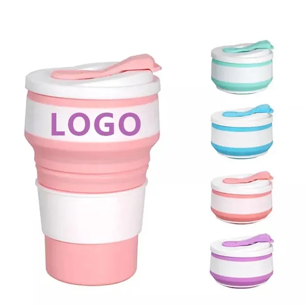 silicone folding cup household portable creative mug - silicone folding cup household portable creative mug - Image 0 of 7