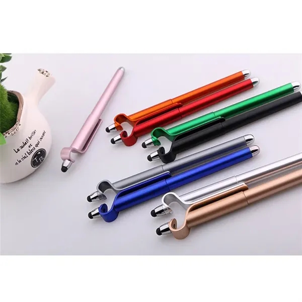 QR Code Stylus Ballpoint Touch Screen Pen With Phone Holder - QR Code Stylus Ballpoint Touch Screen Pen With Phone Holder - Image 2 of 3