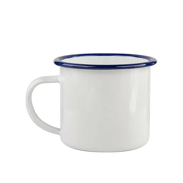 Custom Full Color Imprint 12 OZ Enamel Mug - Custom Full Color Imprint 12 OZ Enamel Mug - Image 1 of 7