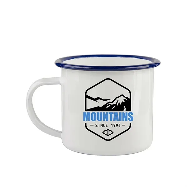 Custom Full Color Imprint 12 OZ Enamel Mug - Custom Full Color Imprint 12 OZ Enamel Mug - Image 3 of 7