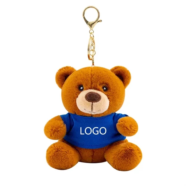 Custom Stuffed Animal Teddy Bear Keychain - Custom Stuffed Animal Teddy Bear Keychain - Image 0 of 4