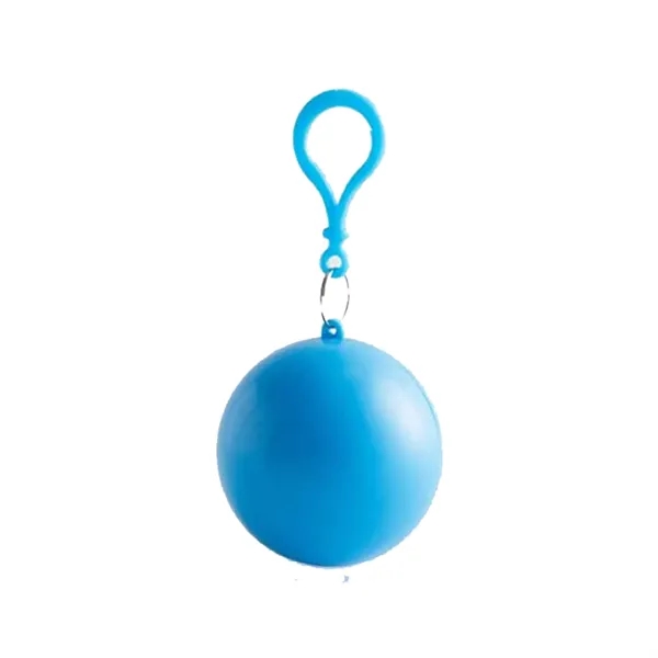 Portable Disposable Raincoat Ball/Keychain - Portable Disposable Raincoat Ball/Keychain - Image 5 of 5