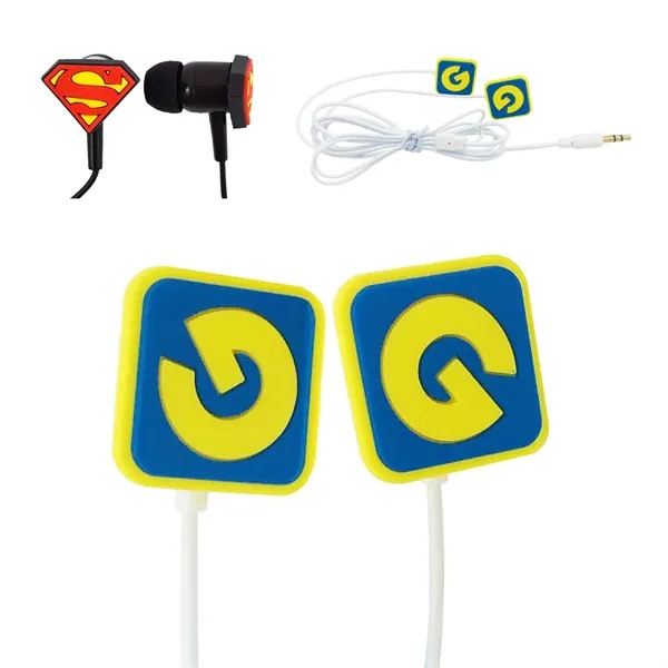Custom PVC Stereo Earbuds w/ upgraded speakers - Custom PVC Stereo Earbuds w/ upgraded speakers - Image 0 of 4