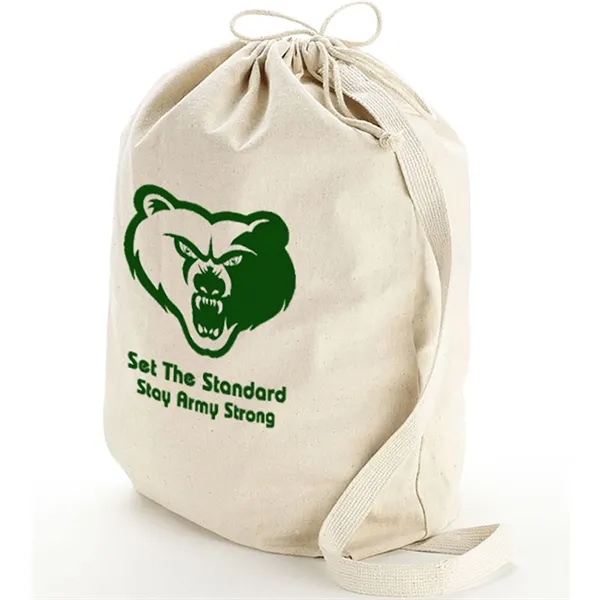 12 oz. Small Cotton Canvas Drawstring Gym & Sports Backpack - 12 oz. Small Cotton Canvas Drawstring Gym & Sports Backpack - Image 0 of 0