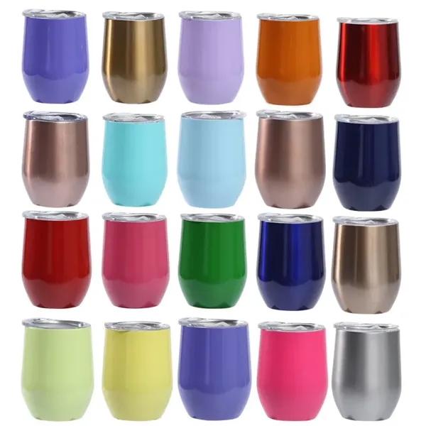 12 oz. Stainless Steel Wine Tumbler - 12 oz. Stainless Steel Wine Tumbler - Image 0 of 4