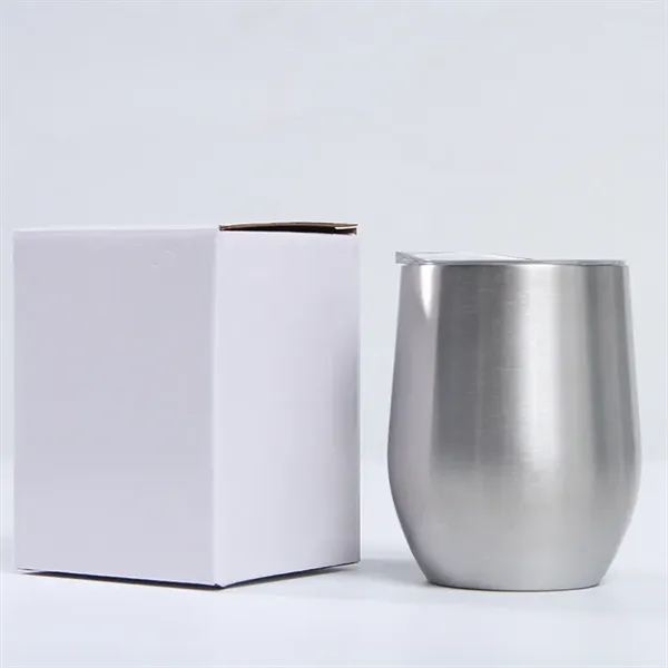 12 oz. Stainless Steel Wine Tumbler - 12 oz. Stainless Steel Wine Tumbler - Image 1 of 4