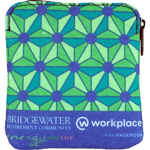 FAUX FELT TECHIE POUCH - FAUX FELT TECHIE POUCH - Image 1 of 3
