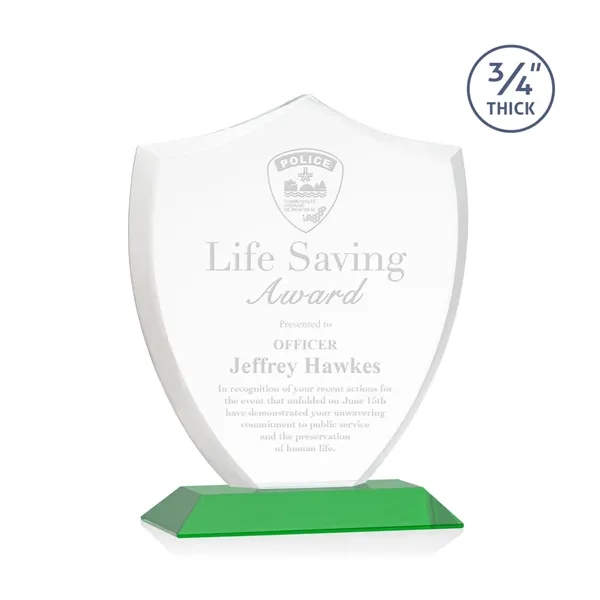 Scudo Shield Award - Green - Scudo Shield Award - Green - Image 1 of 9