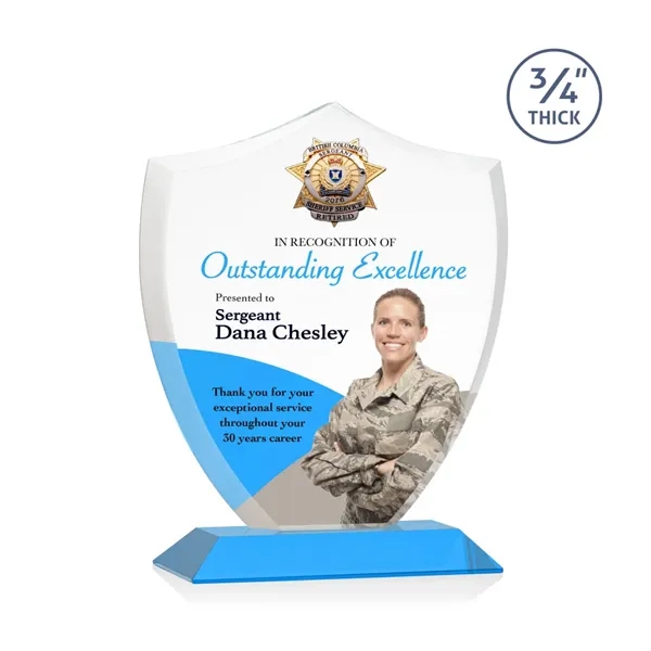 Scudo Shield VividPrint™ Award - Sky Blue - Scudo Shield VividPrint™ Award - Sky Blue - Image 1 of 9