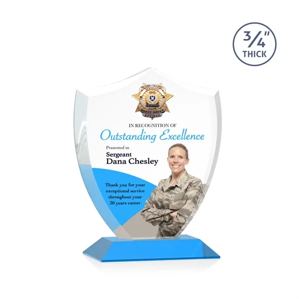 Scudo Shield VividPrint™ Award - Sky Blue - Scudo Shield VividPrint™ Award - Sky Blue - Image 4 of 9