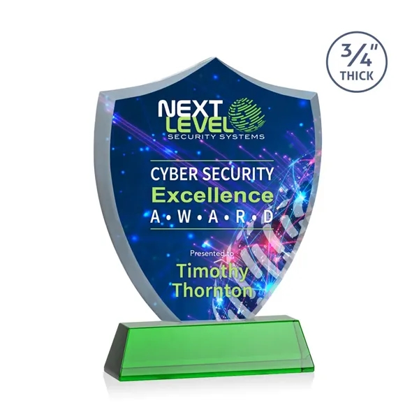 Scudo Shield VividPrint™ Award on Newhaven - Green - Scudo Shield VividPrint™ Award on Newhaven - Green - Image 6 of 9