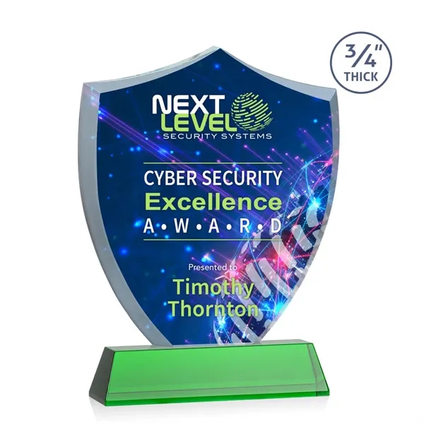 Scudo Shield VividPrint™ Award on Newhaven - Green - Scudo Shield VividPrint™ Award on Newhaven - Green - Image 8 of 9