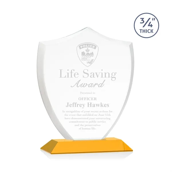 Scudo Shield Award - Amber - Scudo Shield Award - Amber - Image 1 of 9