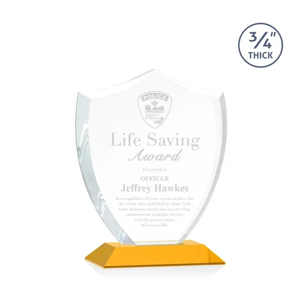 Scudo Shield Award - Amber - Scudo Shield Award - Amber - Image 4 of 9