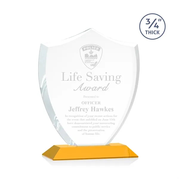 Scudo Shield Award - Amber - Scudo Shield Award - Amber - Image 6 of 9