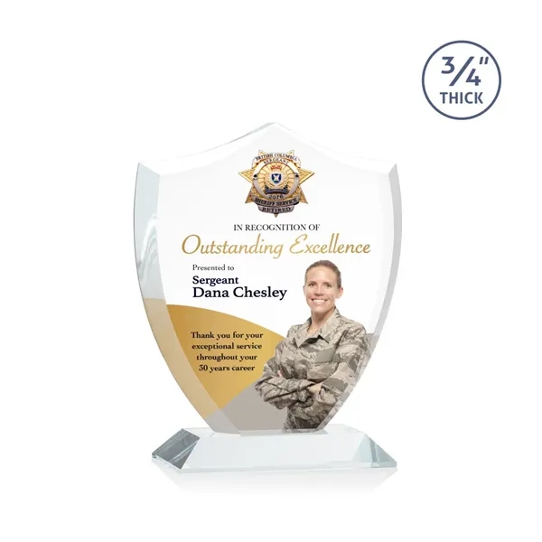 Scudo Shield VividPrint™ Award - Clear - Scudo Shield VividPrint™ Award - Clear - Image 4 of 9