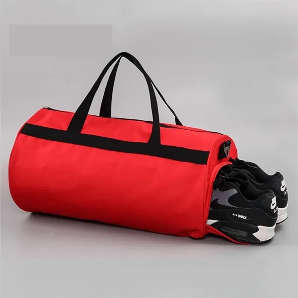 Custom Sports Training Shoulder Duffel cylinder bag - Custom Sports Training Shoulder Duffel cylinder bag - Image 3 of 3