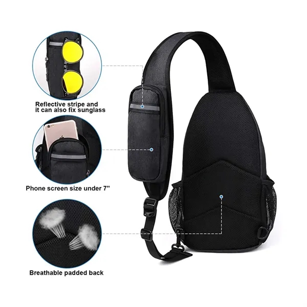 Crossbody Sling Chest Bag - Crossbody Sling Chest Bag - Image 3 of 5