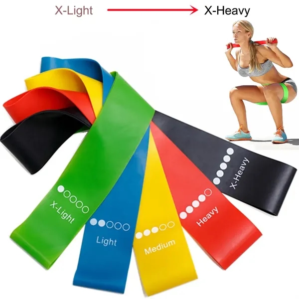 5 Pieces of Fitness Resistance Belt - 5 Pieces of Fitness Resistance Belt - Image 1 of 5