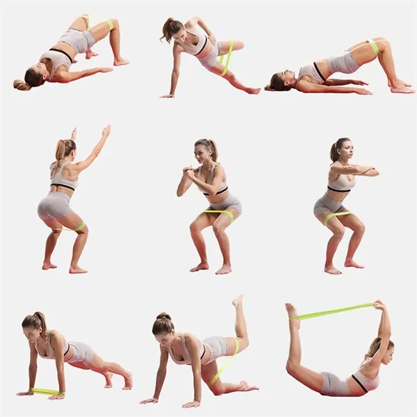 5 Pieces of Fitness Resistance Belt - 5 Pieces of Fitness Resistance Belt - Image 5 of 5