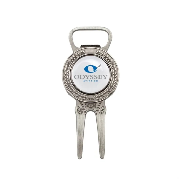 Golf Divot Tool with Bottle Opener - Golf Divot Tool with Bottle Opener - Image 1 of 7