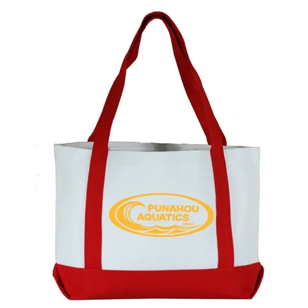 12oz. Cotton Canvas Reusable Tote Bag w/ Handles for Grocery - 12oz. Cotton Canvas Reusable Tote Bag w/ Handles for Grocery - Image 0 of 1