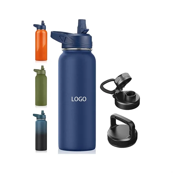 Insulated Water Bottle With Straw - Insulated Water Bottle With Straw - Image 0 of 2