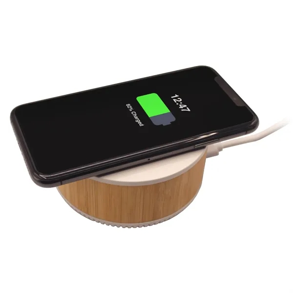 iBlu Phonic 15W Mini Wireless Charger and Bluetooth Speaker - iBlu Phonic 15W Mini Wireless Charger and Bluetooth Speaker - Image 6 of 10
