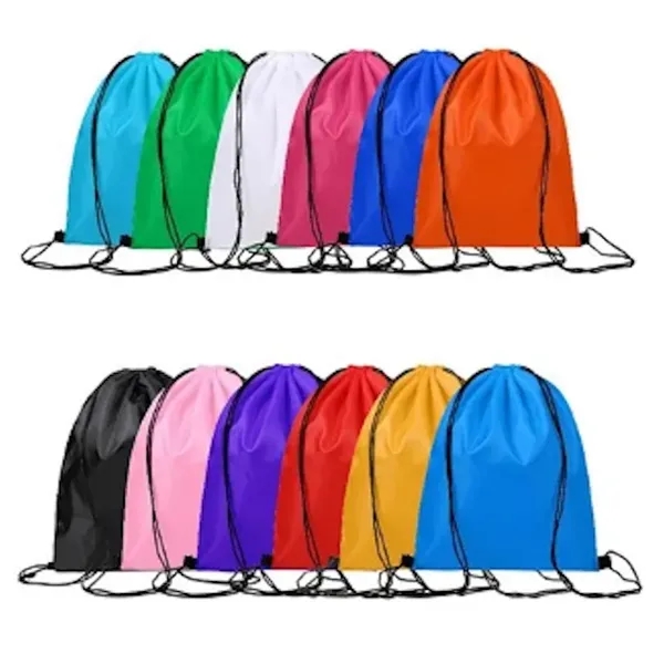 Polyester Student Shopping Drawstring Bag - Polyester Student Shopping Drawstring Bag - Image 1 of 1