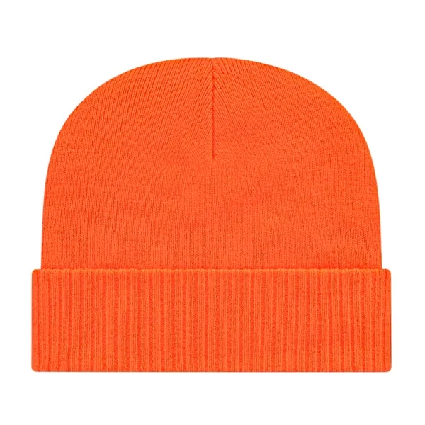Knit Cap with Ribbed Cuff - Knit Cap with Ribbed Cuff - Image 1 of 10
