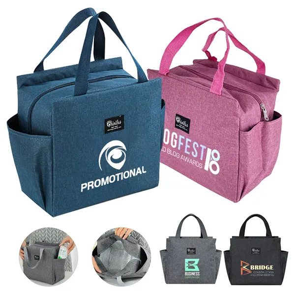 In Stock Custom Portable Reusable Tote Cooler Lunch Bags - In Stock Custom Portable Reusable Tote Cooler Lunch Bags - Image 0 of 8