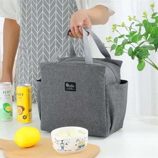 In Stock Custom Portable Reusable Tote Cooler Lunch Bags - In Stock Custom Portable Reusable Tote Cooler Lunch Bags - Image 4 of 8