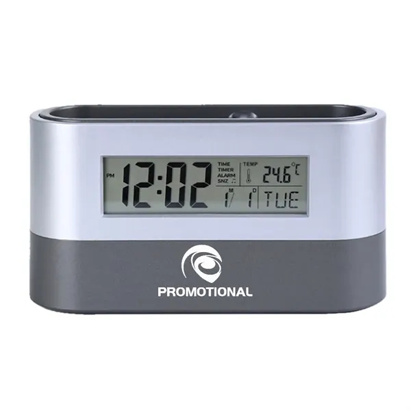 Multifunctional Pen Holder With Alarm Clock And Calendar - Multifunctional Pen Holder With Alarm Clock And Calendar - Image 0 of 10