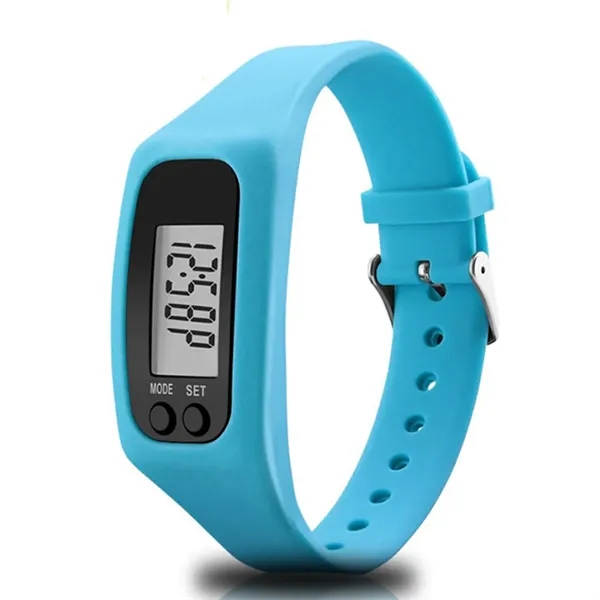 Digital LCD Silicone Fitness Tracker Wristband Pedometer - Digital LCD Silicone Fitness Tracker Wristband Pedometer - Image 5 of 10