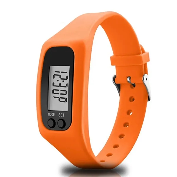 Digital LCD Silicone Fitness Tracker Wristband Pedometer - Digital LCD Silicone Fitness Tracker Wristband Pedometer - Image 6 of 10